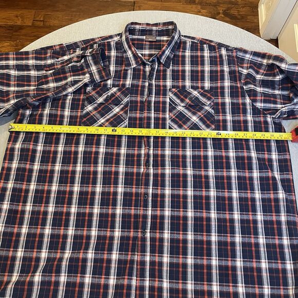Great Northwest Flannel Shirt Heavy Cotton Plaid Long Sleeve Mens 3XLT Tall - Picture 6 of 10